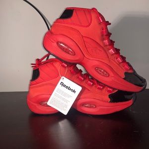 Reebok Question mid Scarlet size 6